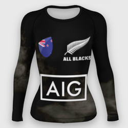 Женский рашгард 3D All blacks