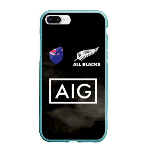 Чехол для iPhone 7Plus/8 Plus матовый All blacks, цвет мятный