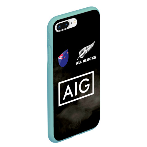 Чехол для iPhone 7Plus/8 Plus матовый All blacks, цвет мятный - фото 3