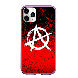 Чехол для iPhone 11 Pro Max матовый Анархия anarchy