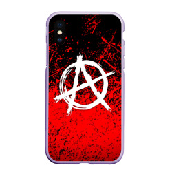 Чехол для iPhone XS Max матовый Анархия anarchy