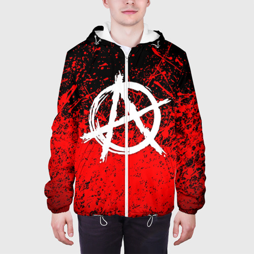 Мужская куртка 3D Анархия anarchy, цвет 3D печать - фото 4