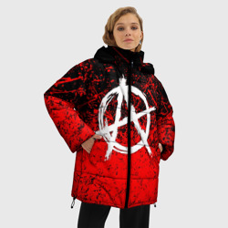 Женская зимняя куртка Oversize Анархия anarchy - фото 2