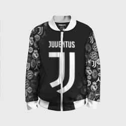 Детский бомбер 3D Juventus logo pattern