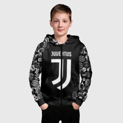 Детская толстовка 3D на молнии Juventus logo pattern - фото 2