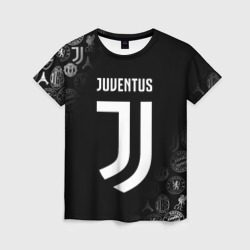 Женская футболка 3D Juventus logo pattern