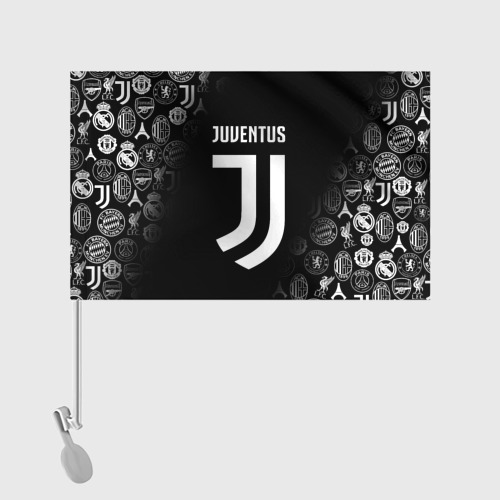 Флаг для автомобиля Juventus logo pattern - фото 2