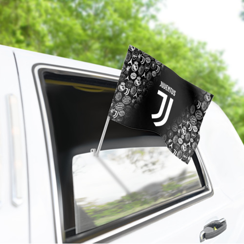 Флаг для автомобиля Juventus logo pattern - фото 3