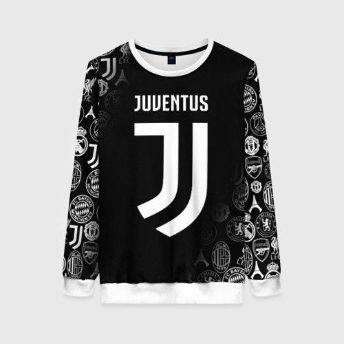 Женский свитшот 3D Juventus logo pattern, цвет 3D печать