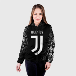 Женская куртка 3D Juventus logo pattern - фото 2