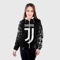 Женская куртка 3D Juventus logo pattern - фото 2