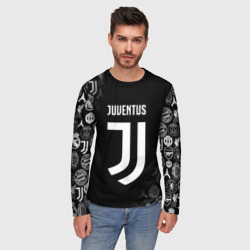 Мужской лонгслив 3D Juventus logo pattern - фото 2