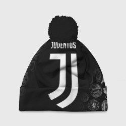 Шапка 3D c помпоном Juventus logo pattern