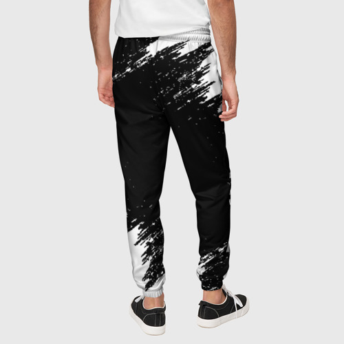 Мужские брюки 3D с принтом Juventus, вид сзади #2