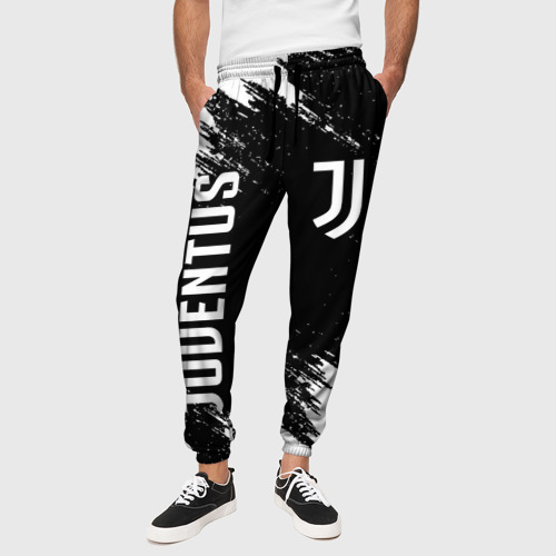Мужские брюки 3D с принтом Juventus, вид сбоку #3