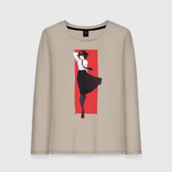 Женский лонгслив хлопок Bungou Stray Dogs - Акико Йосано