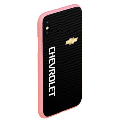 Чехол для iPhone XS Max матовый Chevrolet carbon Шевроле - фото 2