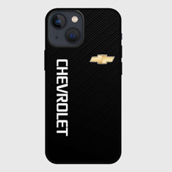 Чехол для iPhone 13 mini Chevrolet carbon Шевроле