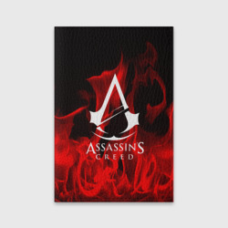 Обложка для паспорта матовая кожа Assassin`s Creed
