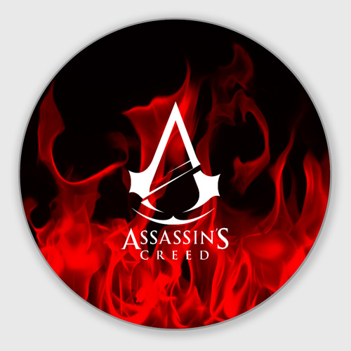 Круглый коврик для мышки Assassin`s Creed