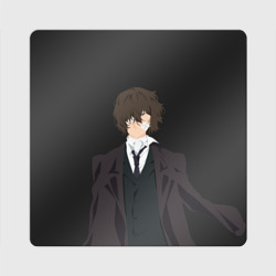 Магнит виниловый Квадрат Osamu Dazai