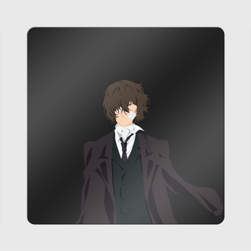 Магнит виниловый Квадрат Osamu Dazai