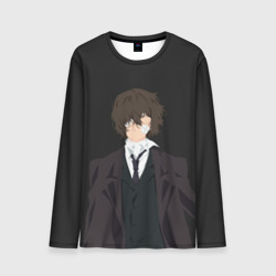 Мужской лонгслив 3D Osamu Dazai