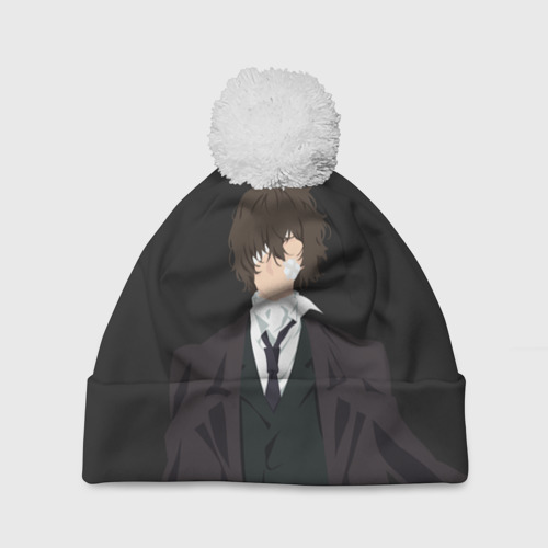 Шапка 3D c помпоном Osamu Dazai