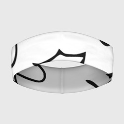 Повязка на голову 3D Подпись Наначи