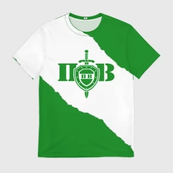 Мужская футболка 3D Пограничные Войска