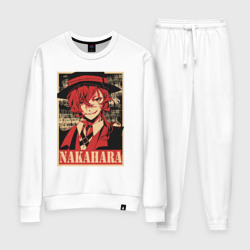 Женский костюм хлопок Nakahara плакат пошерканный