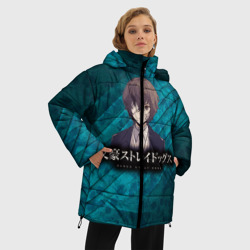 Женская зимняя куртка Oversize BSD logo text - фото 2