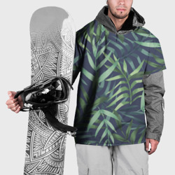 Накидка на куртку 3D Листья тропических растений
