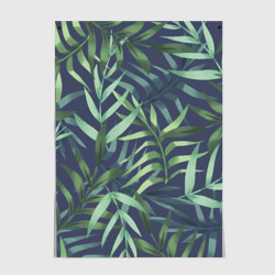 Постер Листья тропических растений
