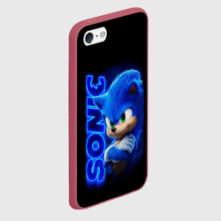 Чехол для iPhone 5/5S матовый Sonic - фото 2