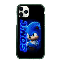 Чехол для iPhone 11 Pro матовый Sonic