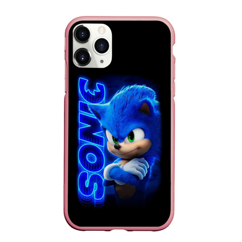 Чехол для iPhone 11 Pro Max матовый Sonic, цвет баблгам