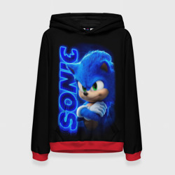 Женская толстовка 3D Sonic