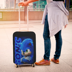 Чехол с принтом Sonic для любого человека, вид спереди №3. Цвет основы: белый