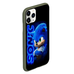 Чехол для iPhone 11 Pro матовый Sonic - фото 2