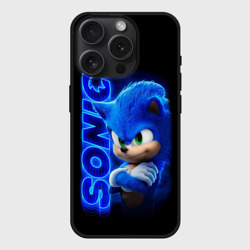 Чехол силиконовый для Apple iPhone 15 Pro матовый Sonic