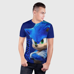 Мужская футболка 3D Slim Sonic - фото 2