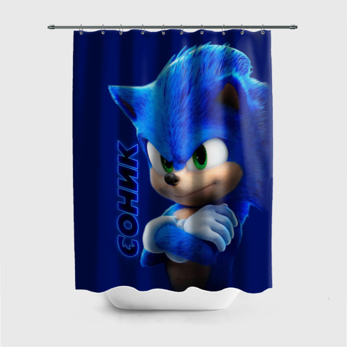 Штора 3D для ванной Sonic