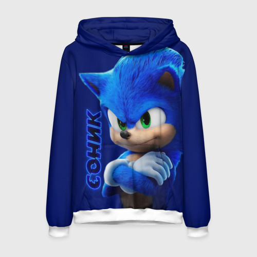 Мужская толстовка 3D Sonic