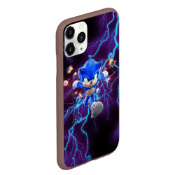 Чехол для iPhone 11 Pro Max матовый Sonic - фото 2