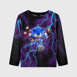 Детский лонгслив 3D Sonic