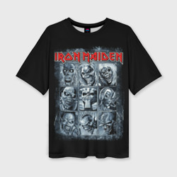 Женская футболка oversize 3D Iron Maiden