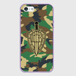 Чехол для iPhone 5/5S матовый Пограничные Войска