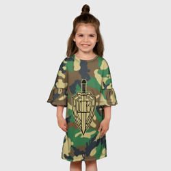 Детское платье 3D Пограничные Войска - фото 2