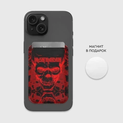 Картхолдер Magsafe магнитный Iron Maiden - фото 2